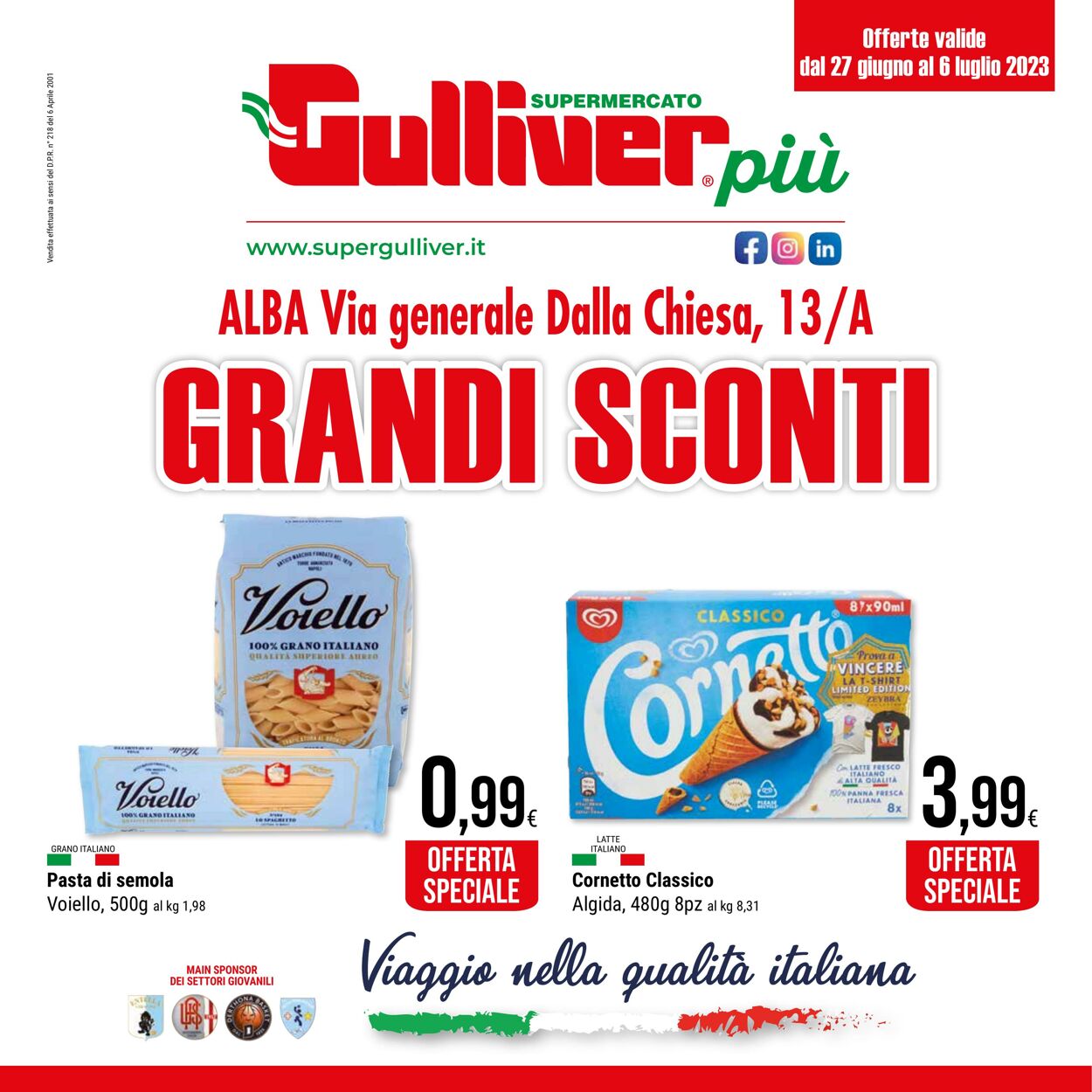 Gulliver Volantino dal 27/06/2023