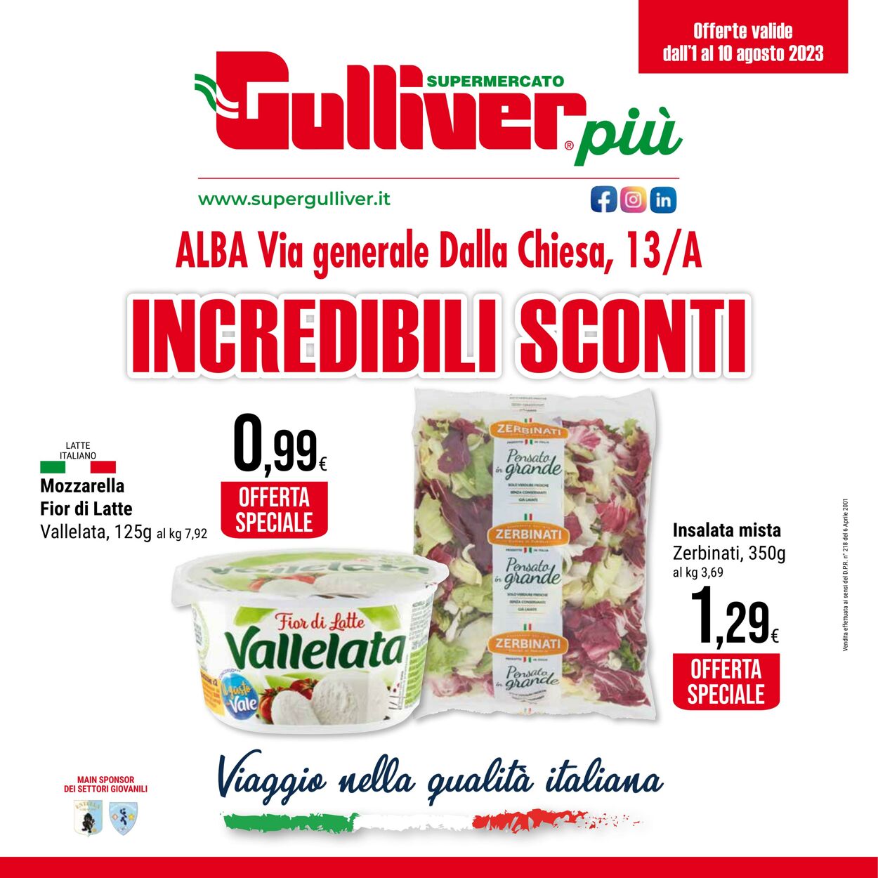 Gulliver Volantino dal 01/08/2023