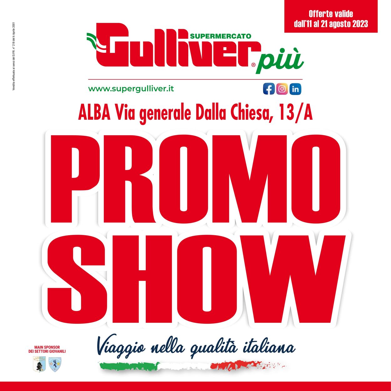 Gulliver Volantino dal 11/08/2023
