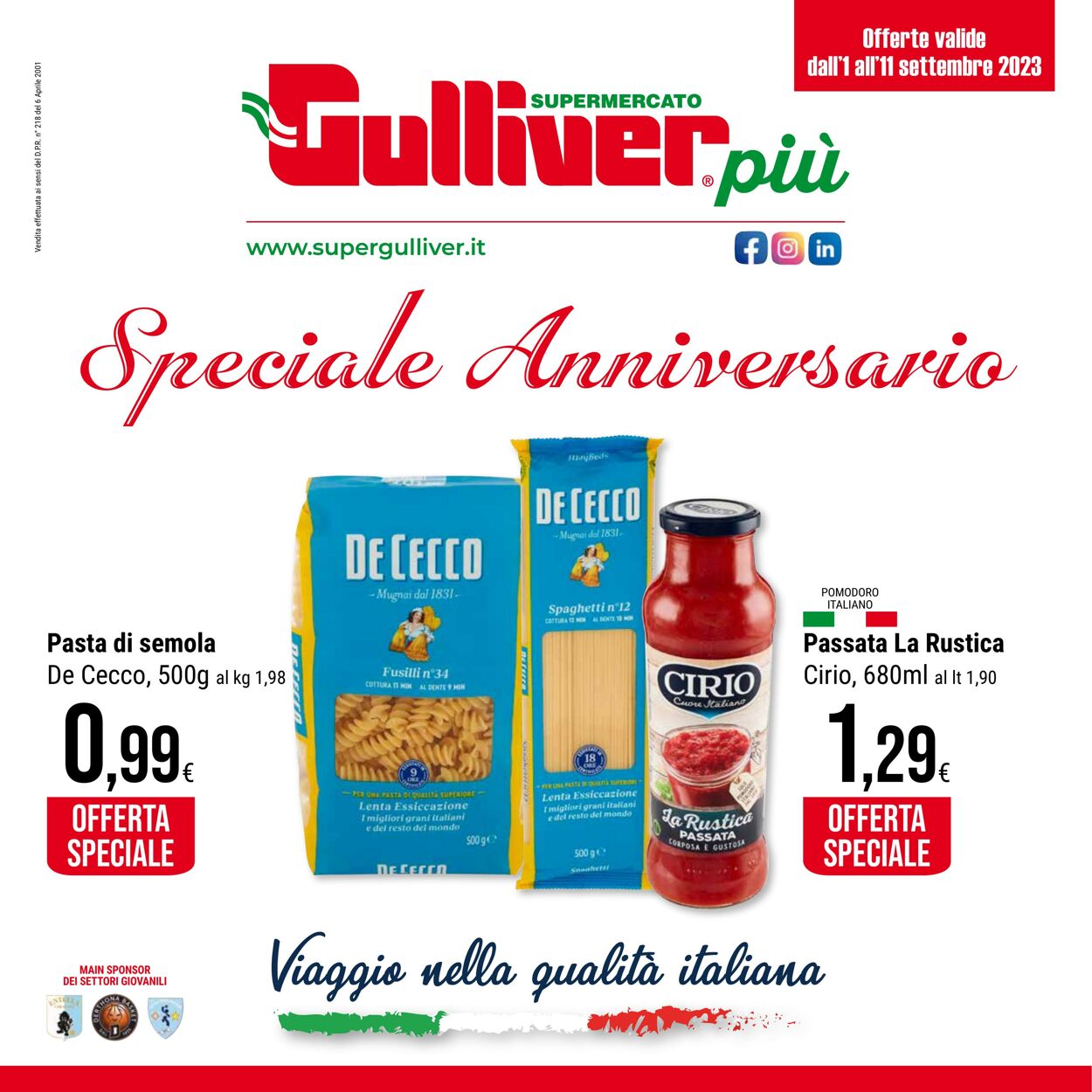 Gulliver Volantino dal 01/09/2023