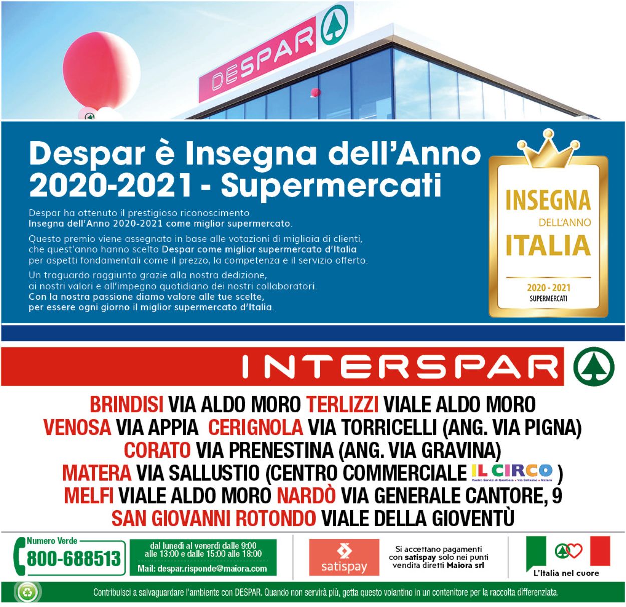 Interspar Volantino dal 07/01/2021