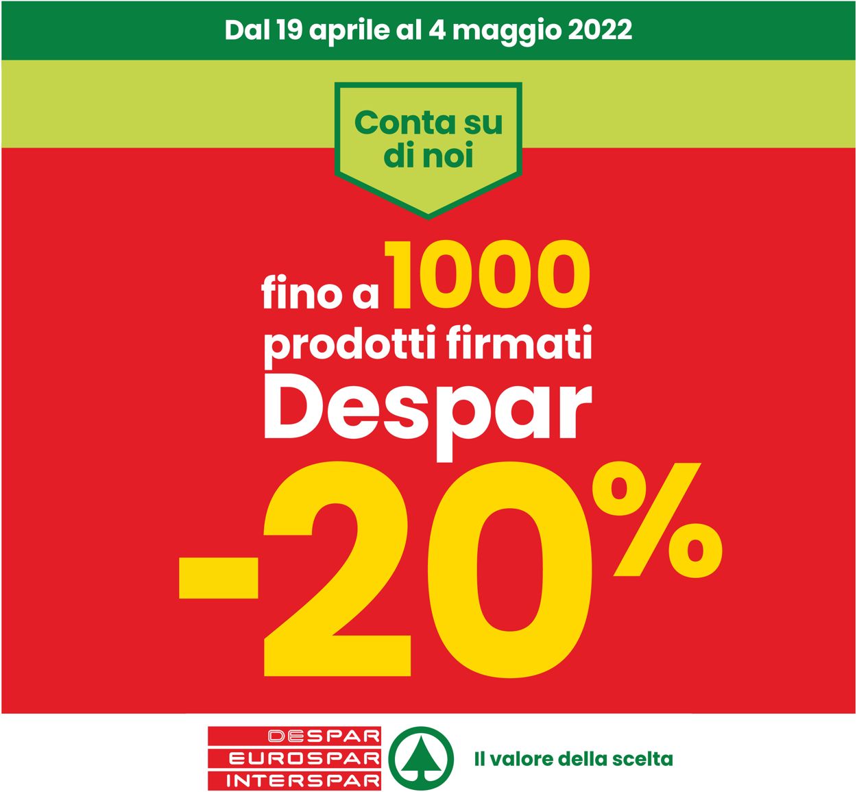 Interspar Volantino dal 19/04/2022