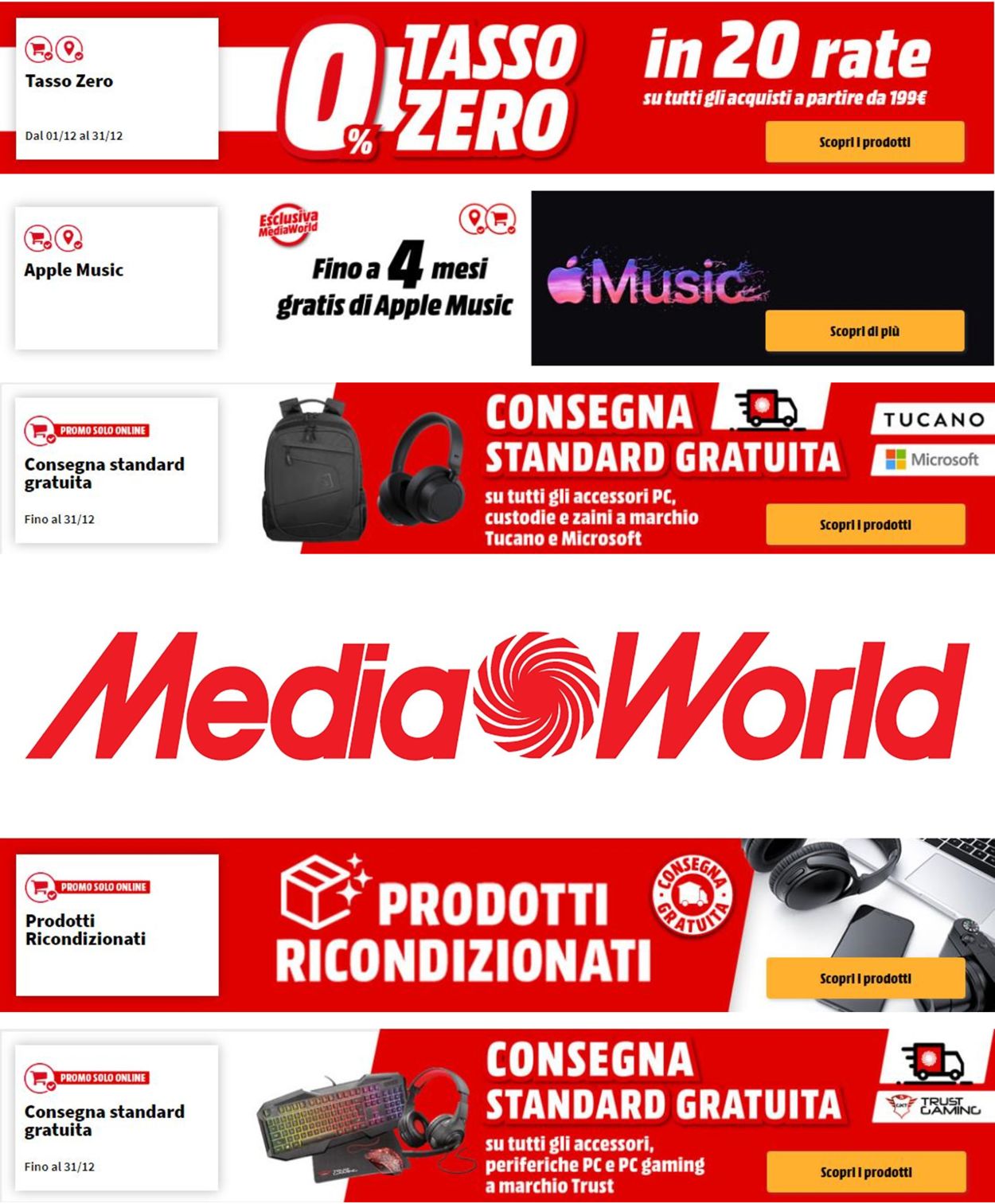 Media World Volantino dal 25/12/2020
