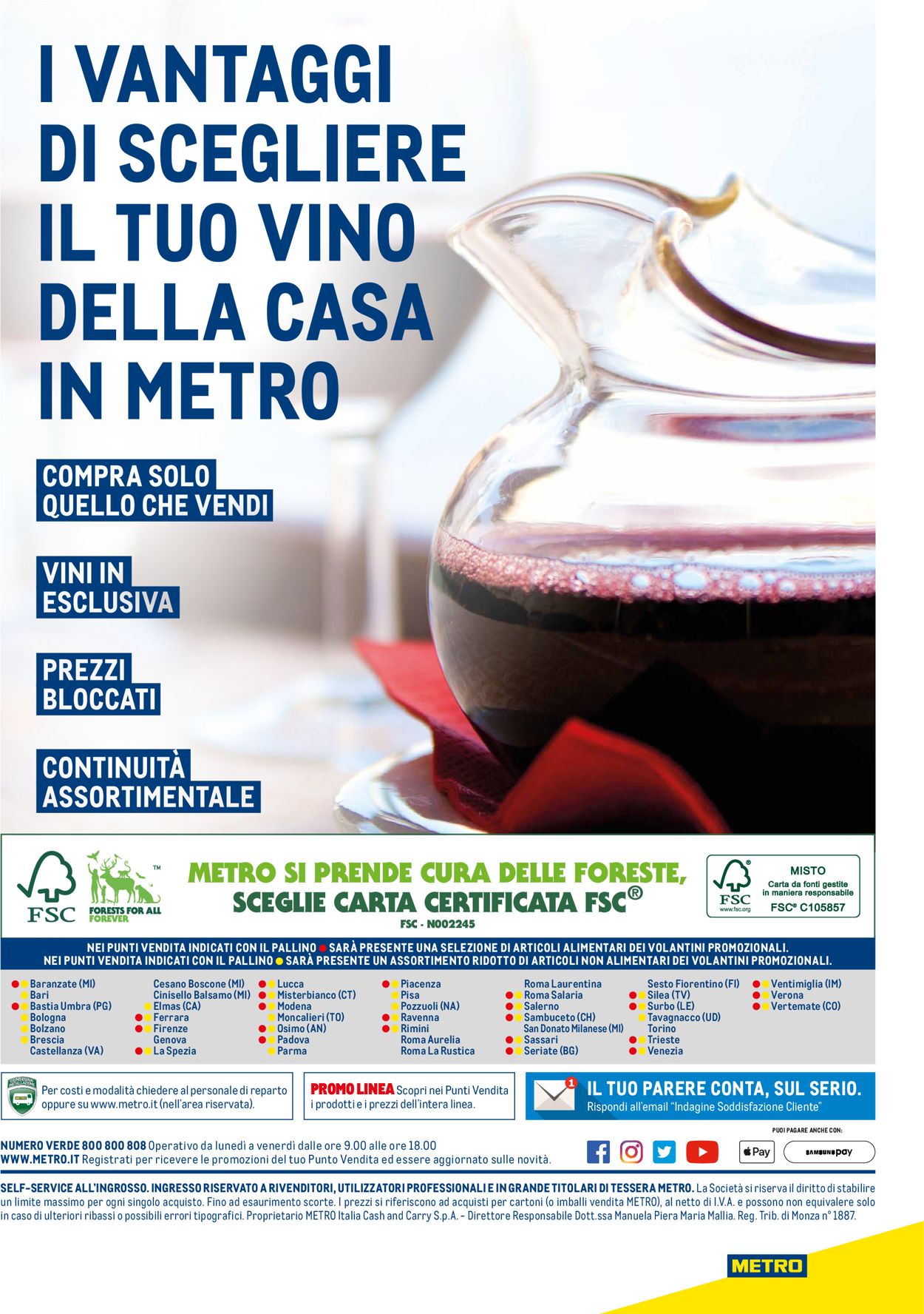 Metro Volantino dal 09/05/2019