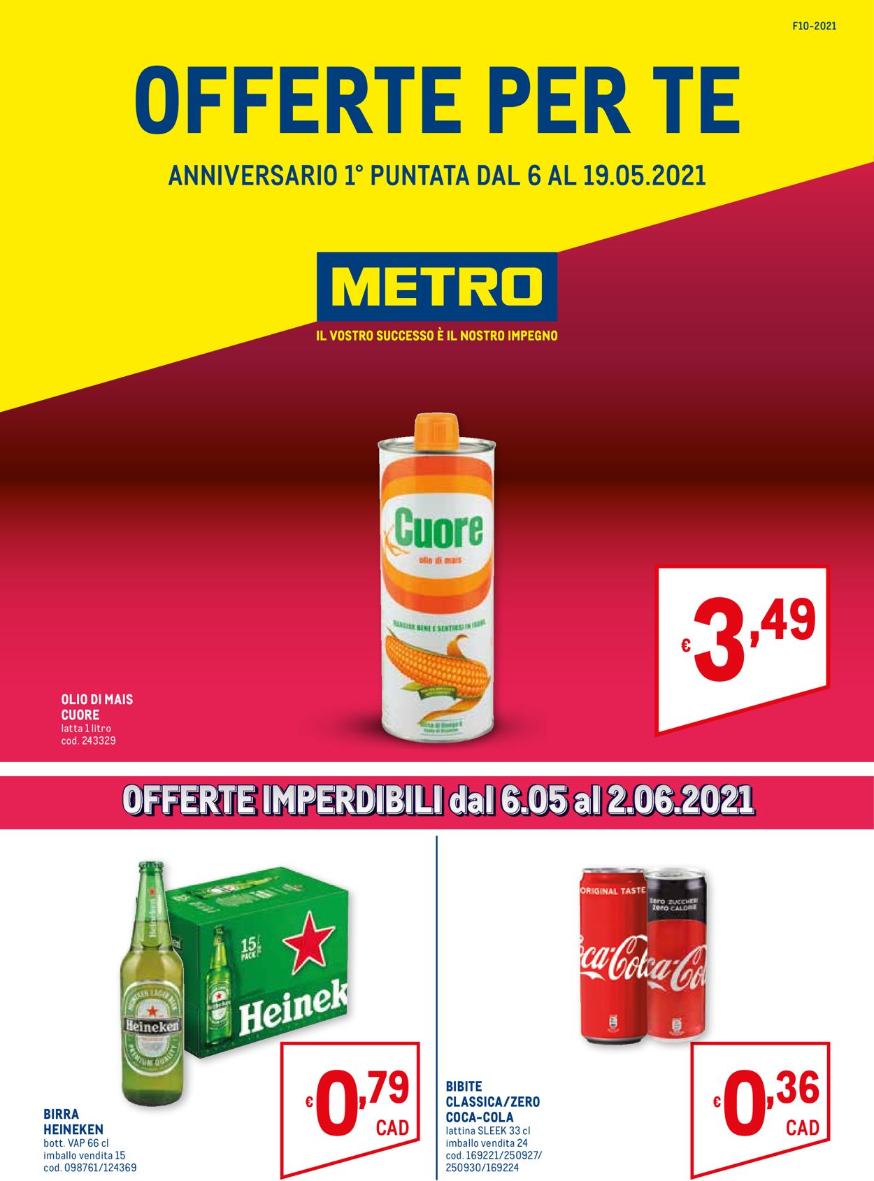 Metro Volantino dal 06/05/2021