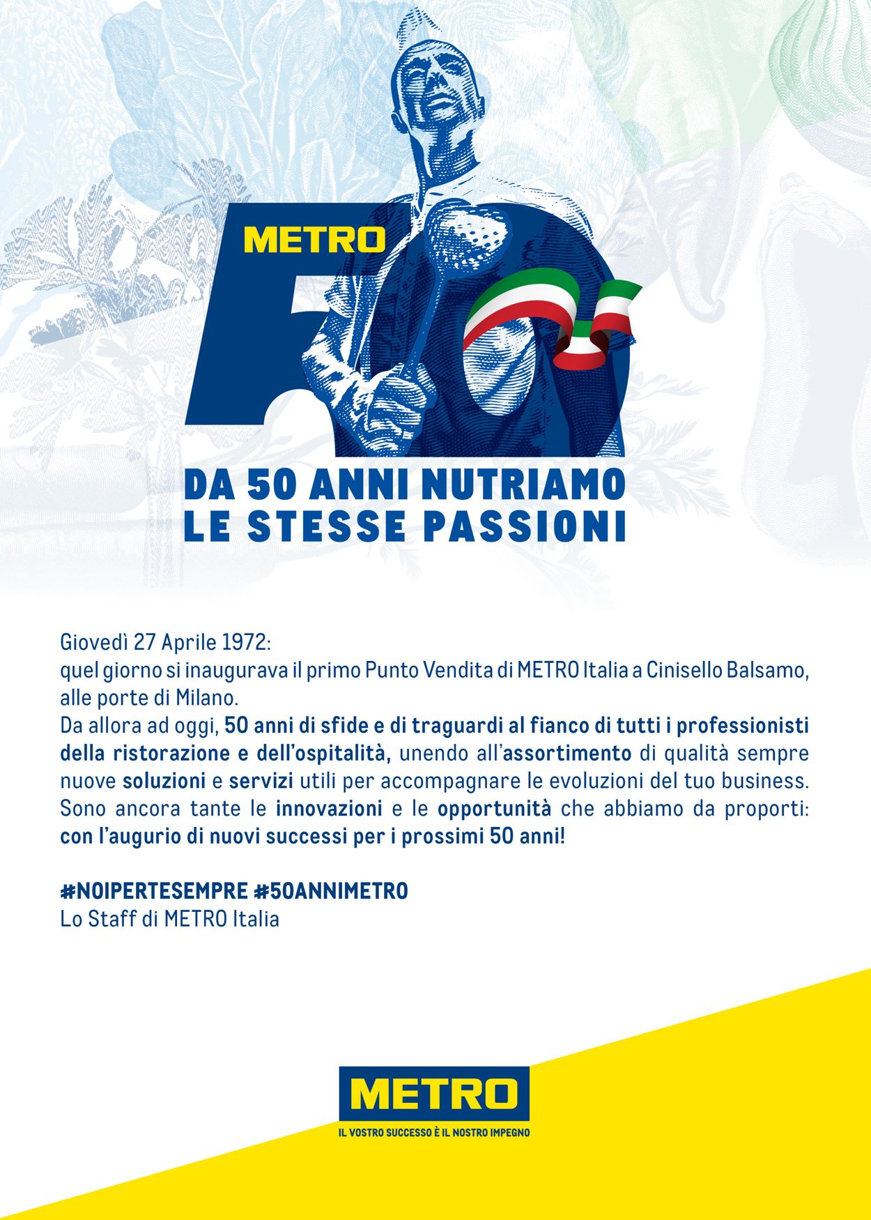 Metro Volantino dal 21/04/2022