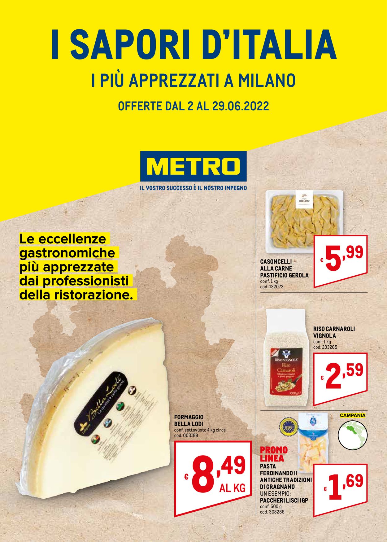 Metro Volantino dal 02/06/2022