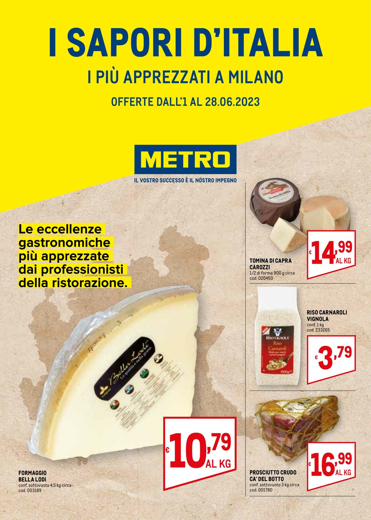 Metro Volantino dal 01/06/2023