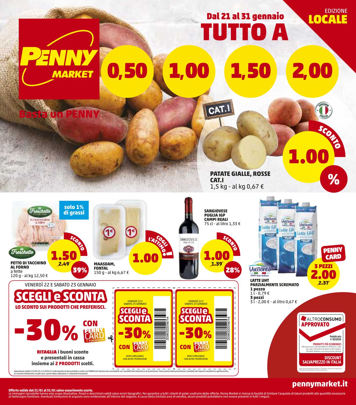 Penny Market Volantino dal 21/01/2021