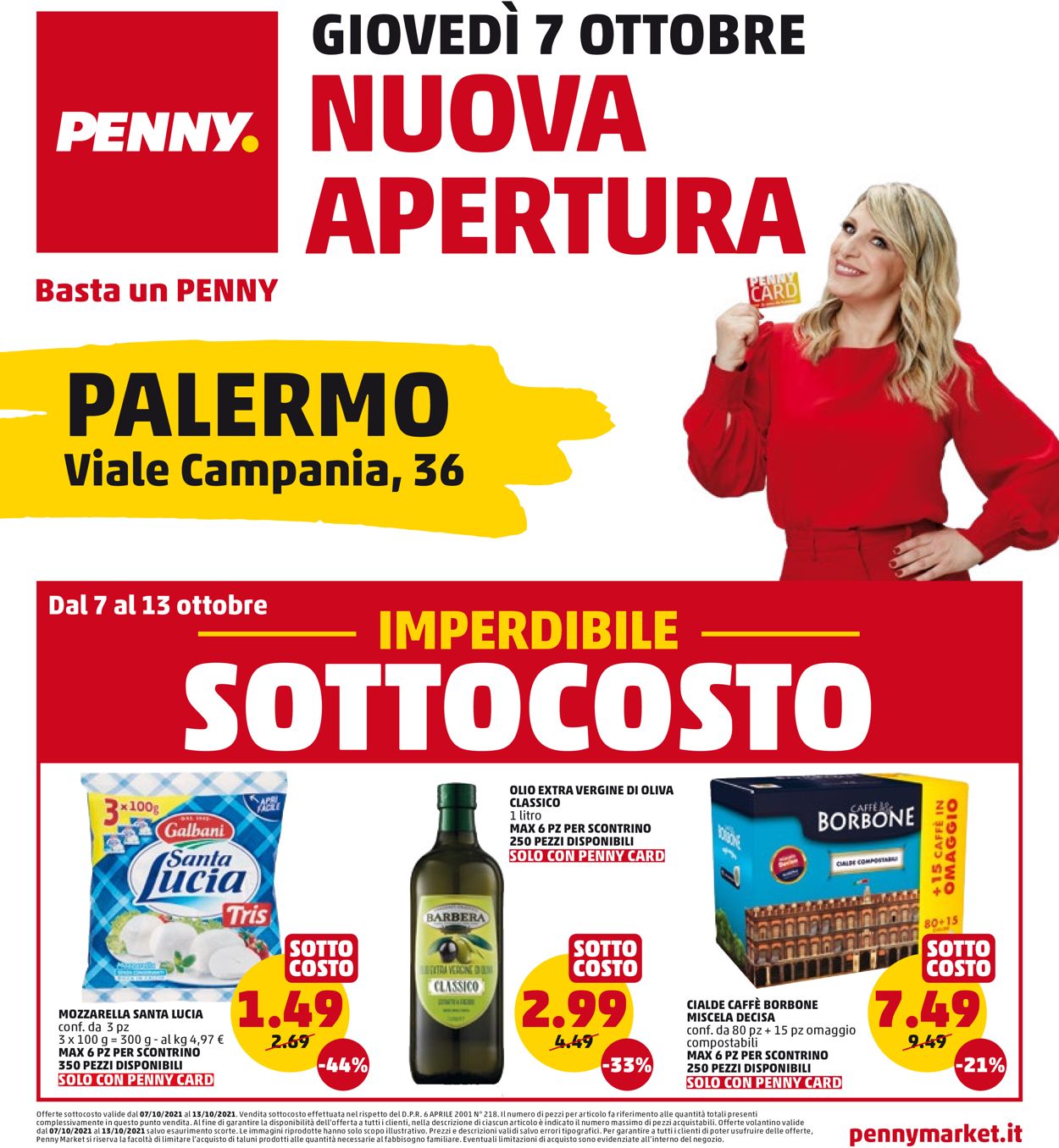 Penny Market Volantino dal 07/10/2021
