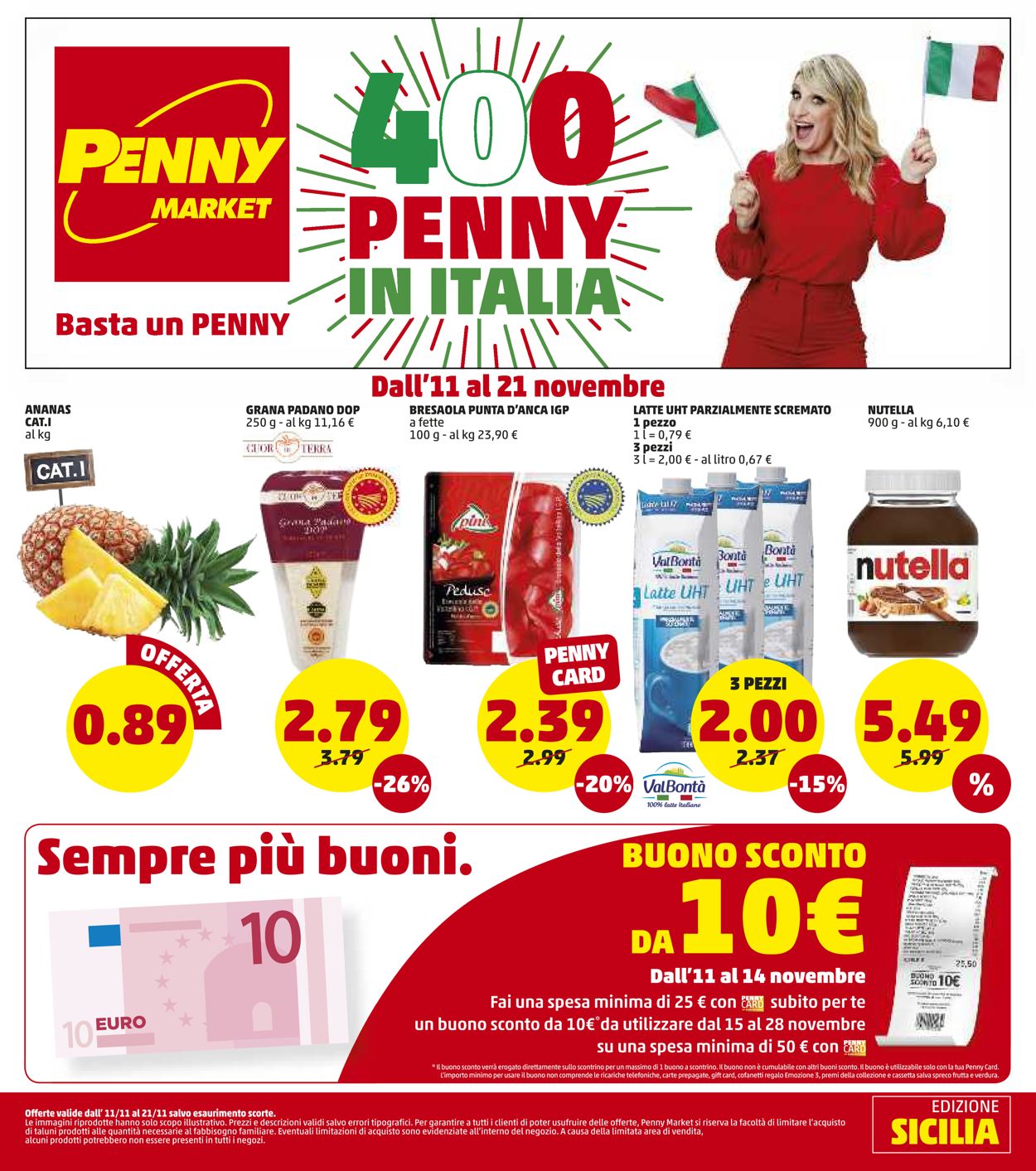 Penny Market Volantino dal 11/11/2021