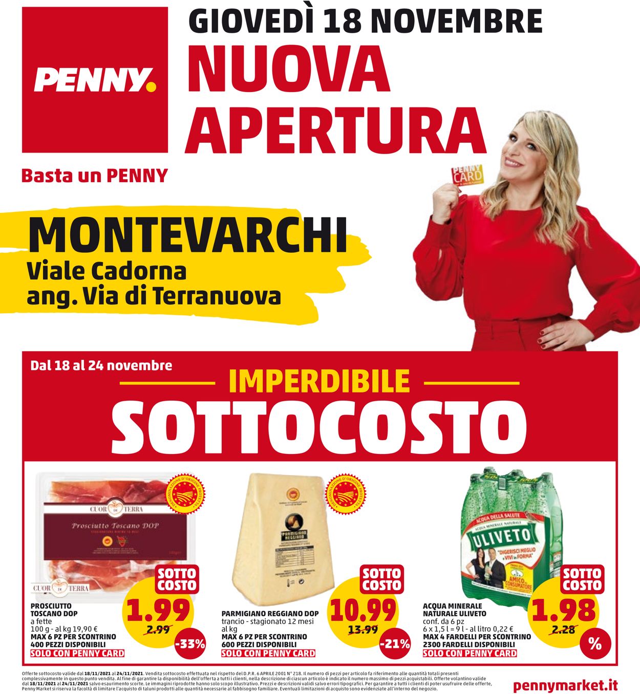 Penny Market Volantino dal 18/11/2021
