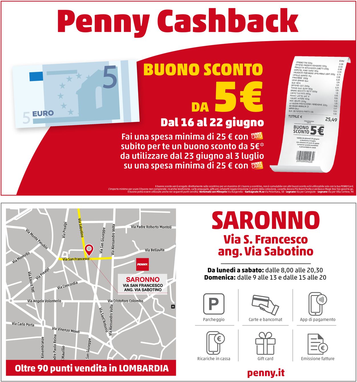 Penny Market Volantino dal 16/06/2022