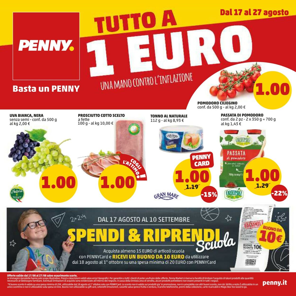 Penny Market Volantino dal 17/08/2023