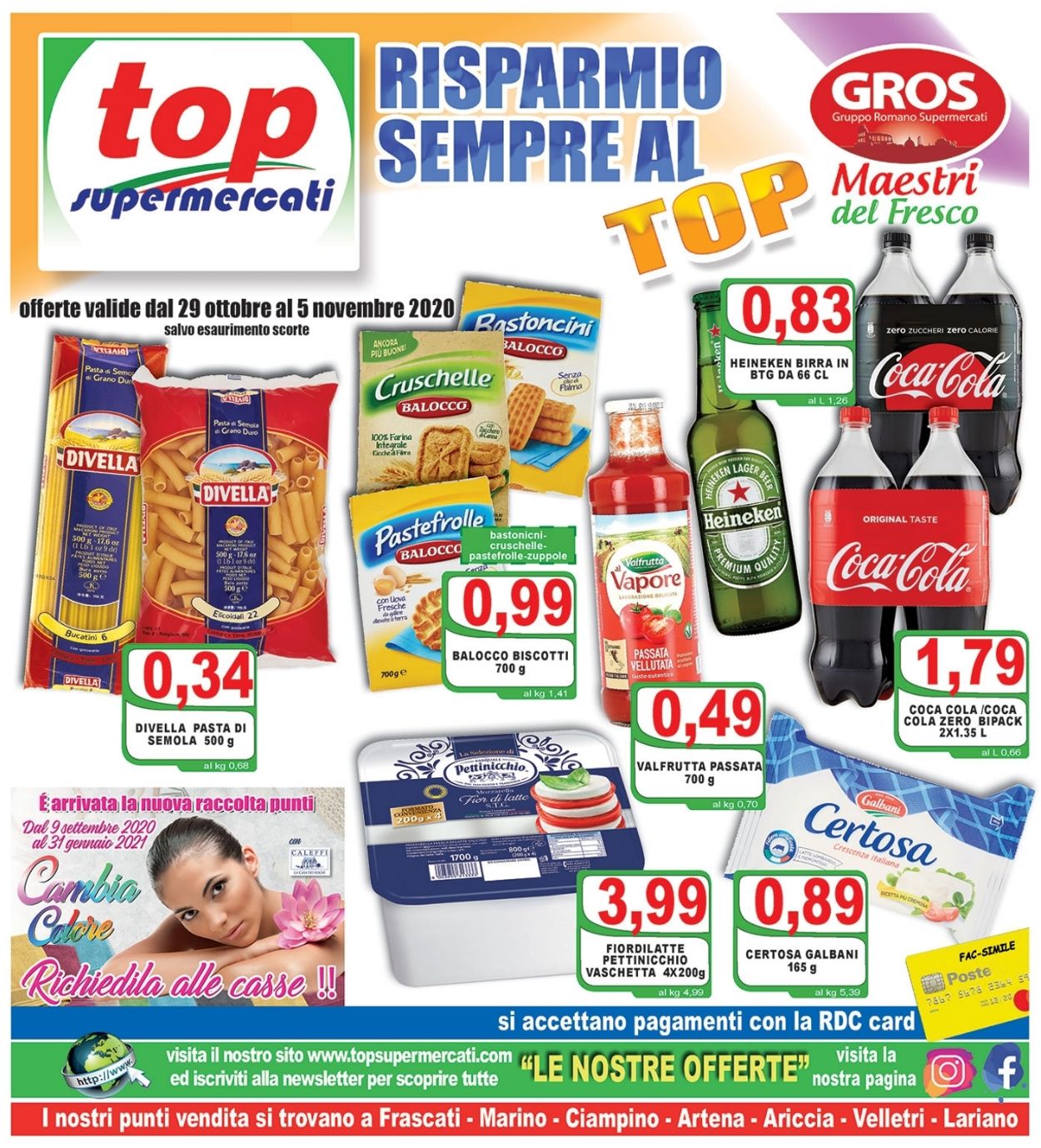 Top Supermercati Volantino dal 29/10/2020