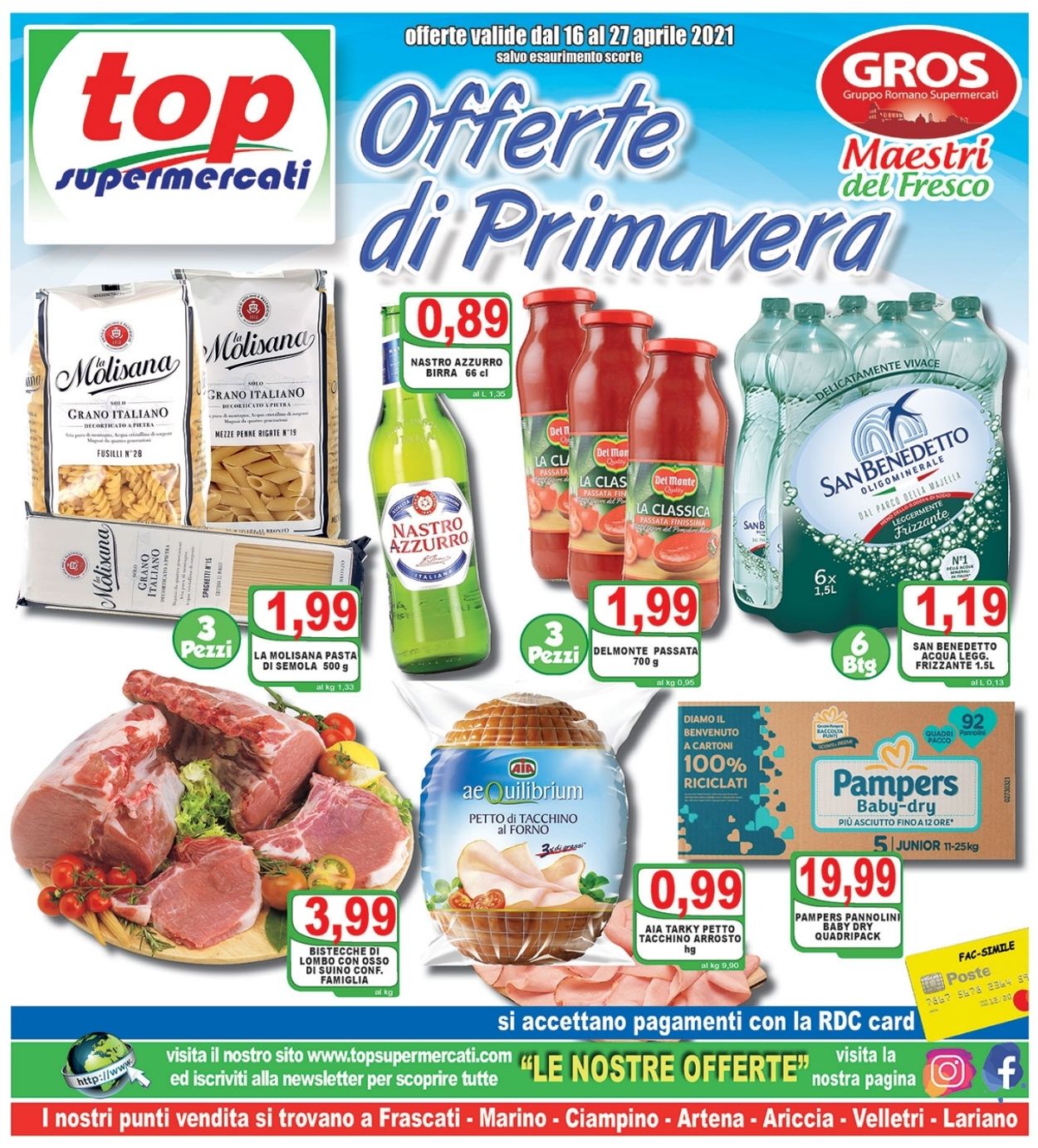 Top Supermercati Volantino dal 16/04/2021
