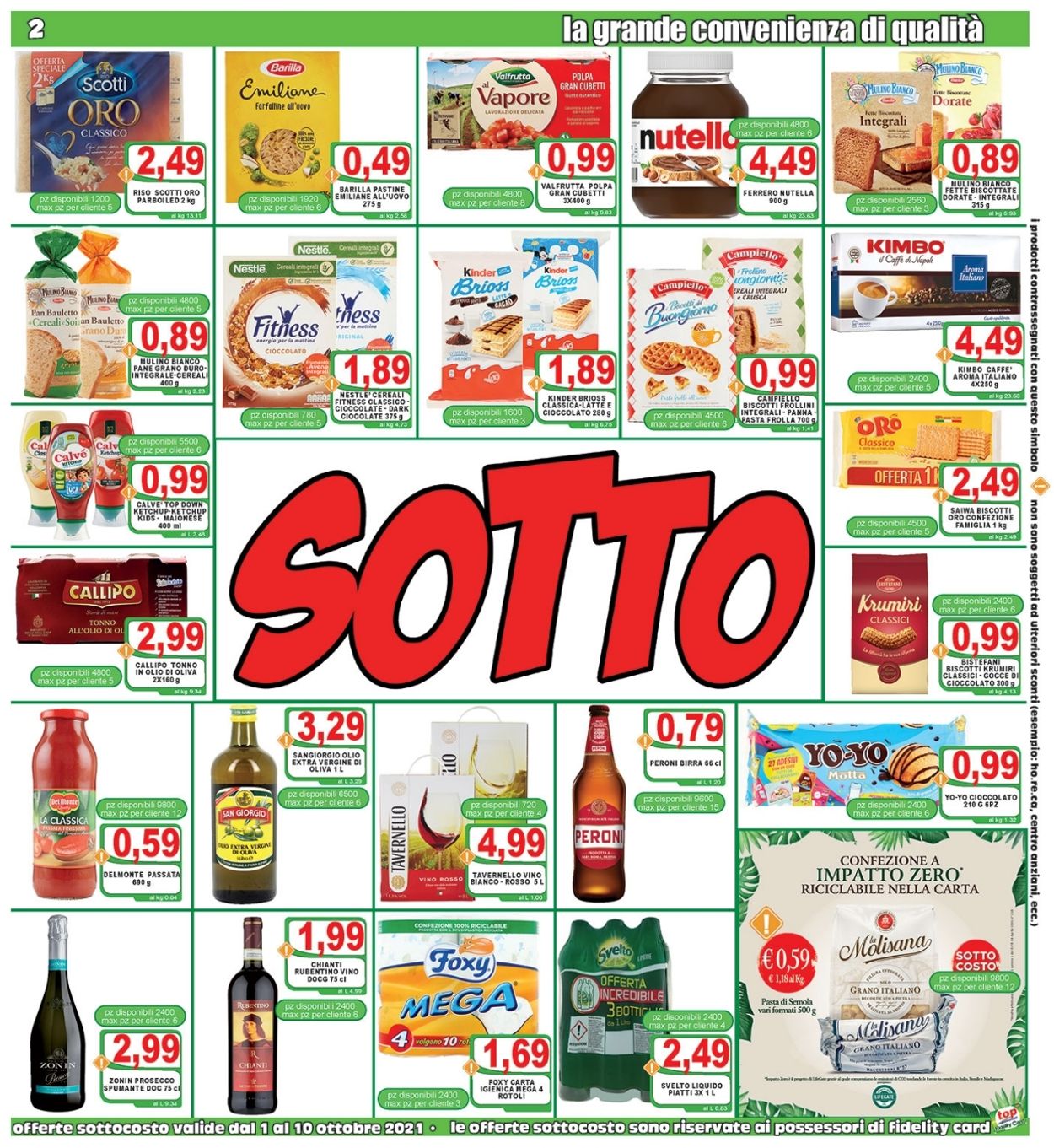 Top Supermercati Volantino dal 01/10/2021