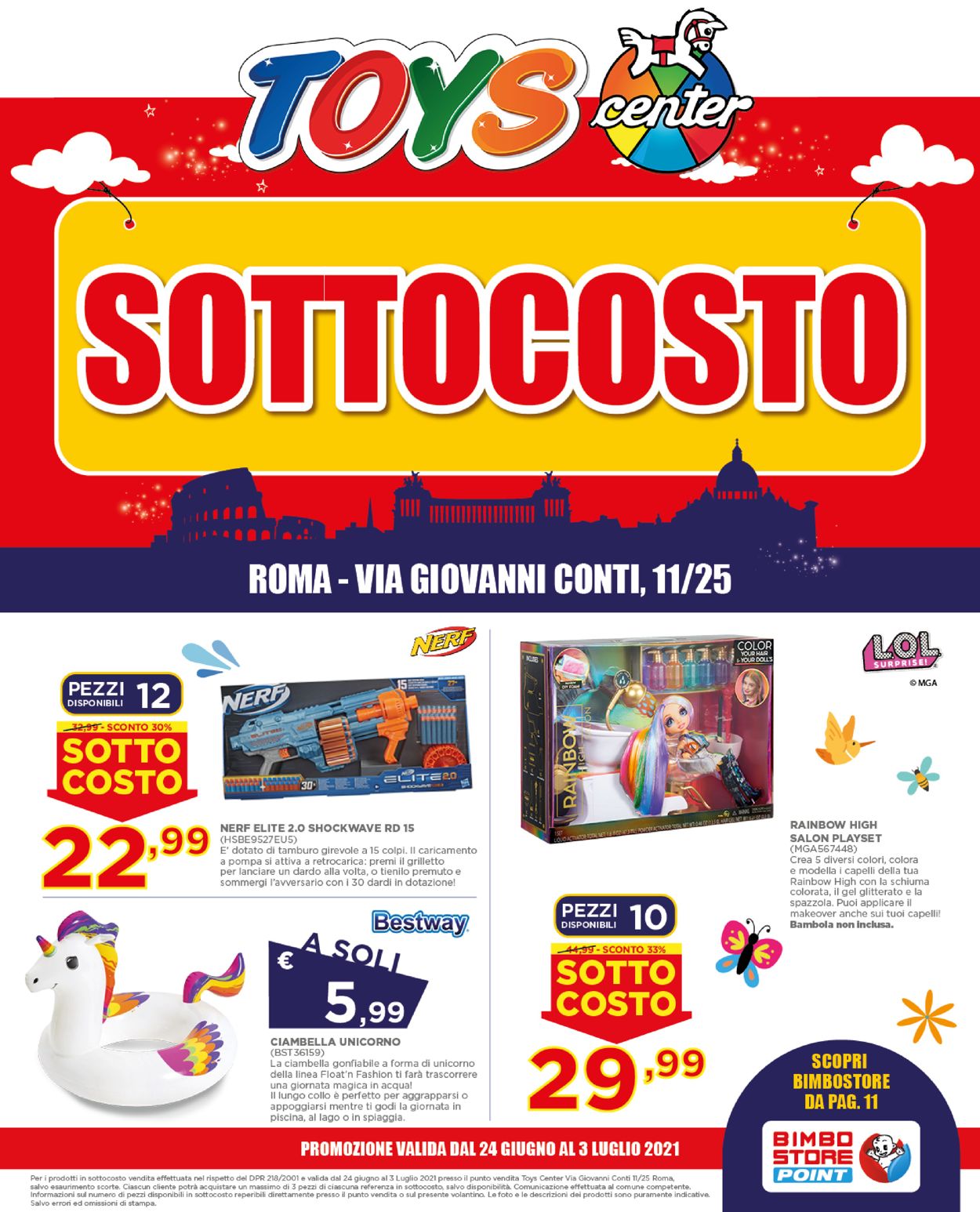 Toys Center Volantino dal 24/06/2021