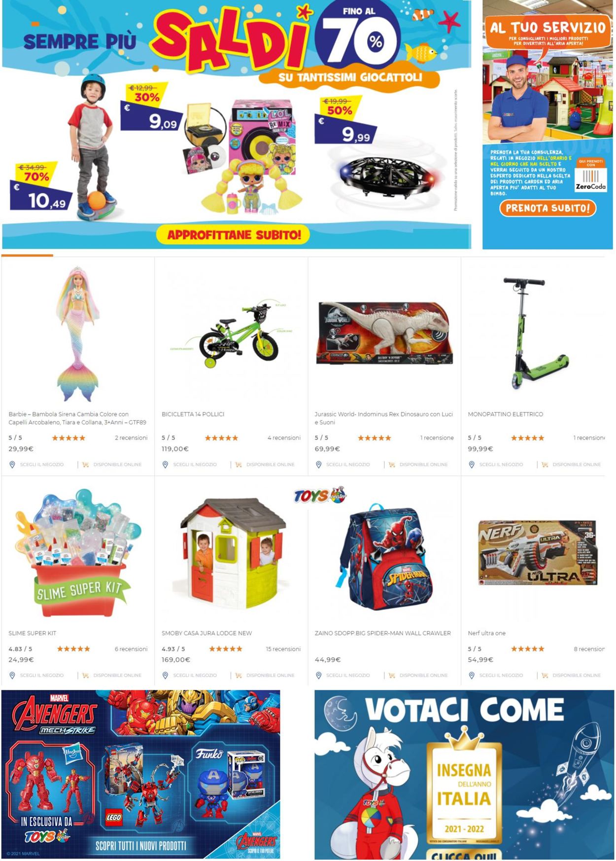 Toys Center Volantino dal 23/08/2021