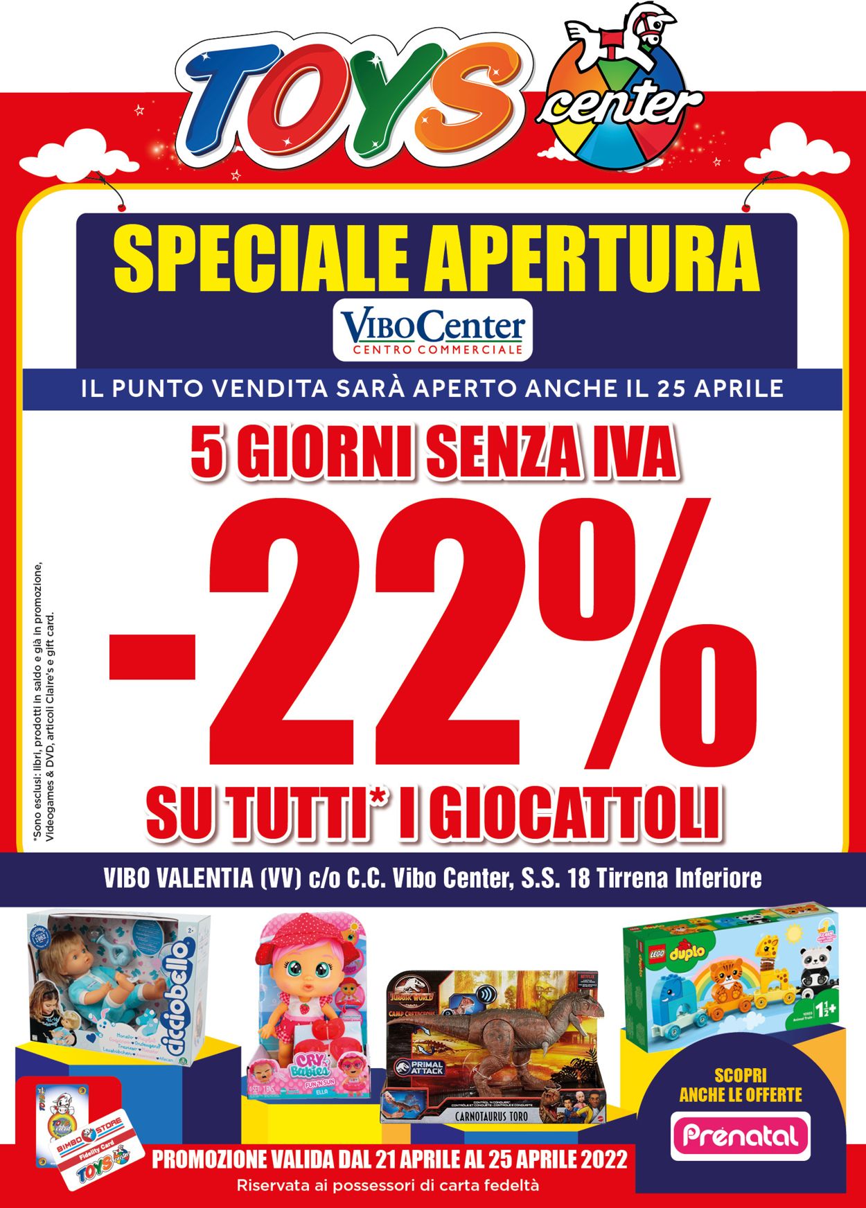 Toys Center Volantino dal 21/04/2022