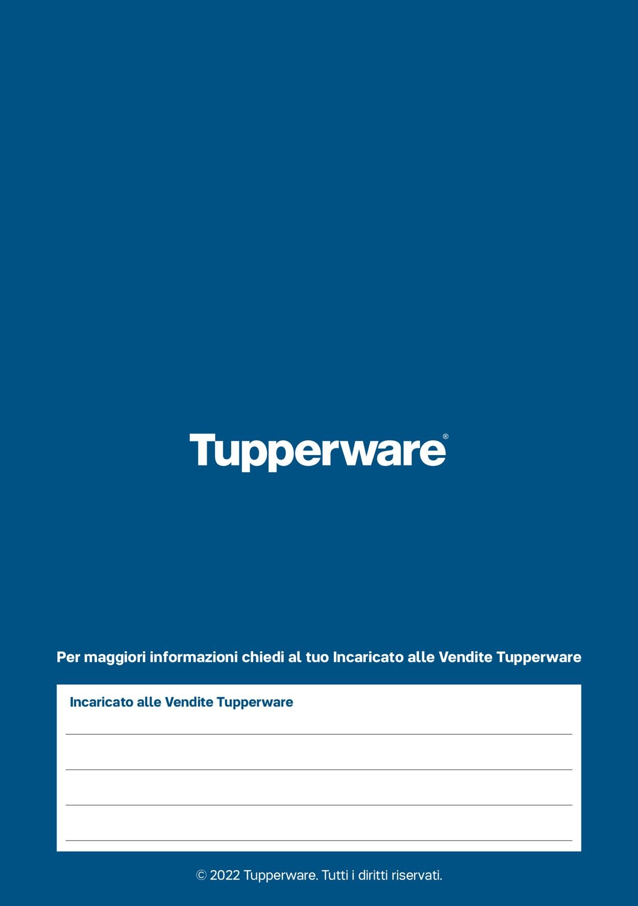Tupperware Volantino dal 02/08/2022