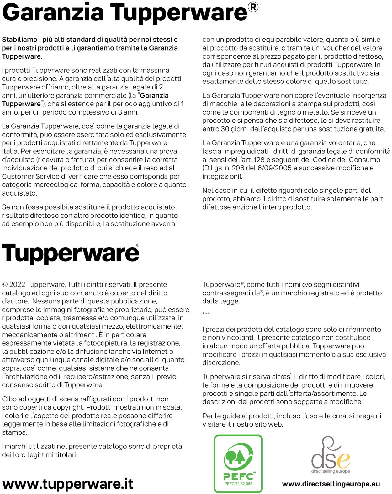 Tupperware Volantino dal 30/09/2022