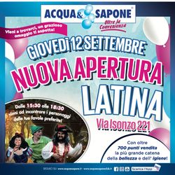 Volantino Acqua & Sapone dal 12/09/2019