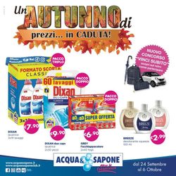 Volantino Acqua & Sapone dal 24/09/2019