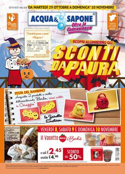 Volantino Acqua & Sapone dal 29/10/2019