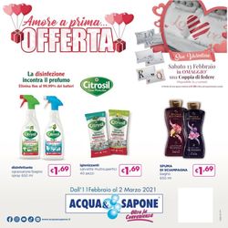 Volantino Acqua & Sapone San Valentino dal 11/02/2021