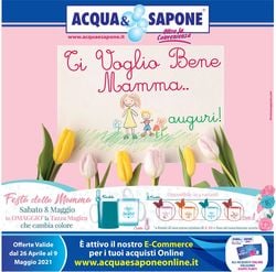 Volantino Acqua & Sapone dal 26/04/2021