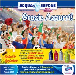 Volantino Acqua & Sapone dal 02/08/2021