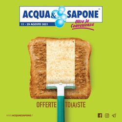 Volantino Acqua & Sapone dal 11/08/2021