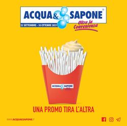 Volantino Acqua & Sapone dal 22/09/2021