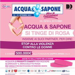 Volantino Acqua & Sapone dal 13/10/2021