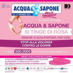 Volantino Acqua & Sapone dal 13/10/2021