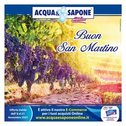 Volantino Acqua & Sapone dal 07/11/2021