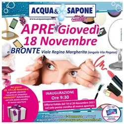 Volantino Acqua & Sapone dal 18/11/2021