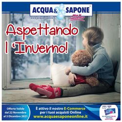 Volantino Acqua & Sapone dal 22/11/2021