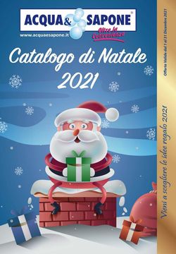 Volantino Acqua & Sapone - Natale 2021 dal 01/12/2021