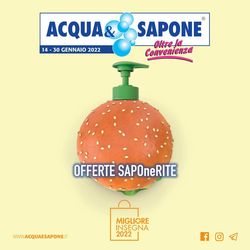 Volantino Acqua & Sapone dal 14/01/2022