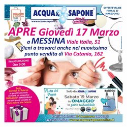 Acqua & Sapone Volantino dal 17/03/2022