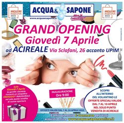 Acqua & Sapone Volantino dal 07/04/2022
