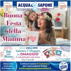 Volantino Acqua & Sapone dal 26/04/2022