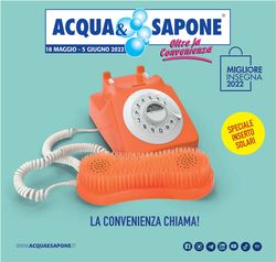Volantino Acqua & Sapone dal 18/05/2022