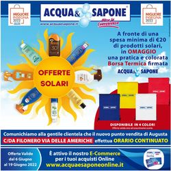 Volantino Acqua & Sapone dal 06/06/2022