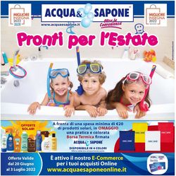 Volantino Acqua & Sapone dal 20/06/2022
