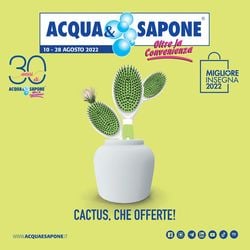 Volantino Acqua & Sapone dal 10/08/2022