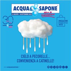 Volantino Acqua & Sapone dal 31/08/2022