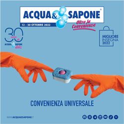 Volantino Acqua & Sapone dal 12/10/2022